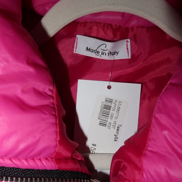 Pink Vest - Made in Italy - Brand New with Tags - Picture 3 of 3